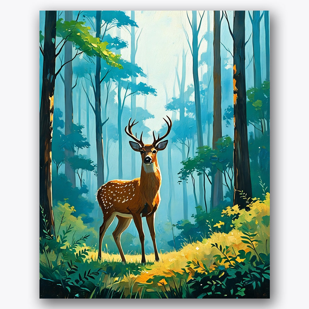 Forest Guardian Paint by Numbers Kit UdoPaints