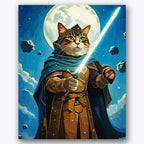 Saber Cat Fantasy Paint by Numbers Kit UdoPaints
