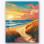 Seaside Serenity Paint by Numbers Kit UdoPaints