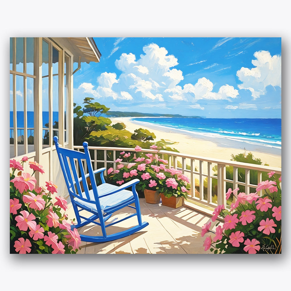 Seaside Serenity Paint by Numbers Kit UdoPaints