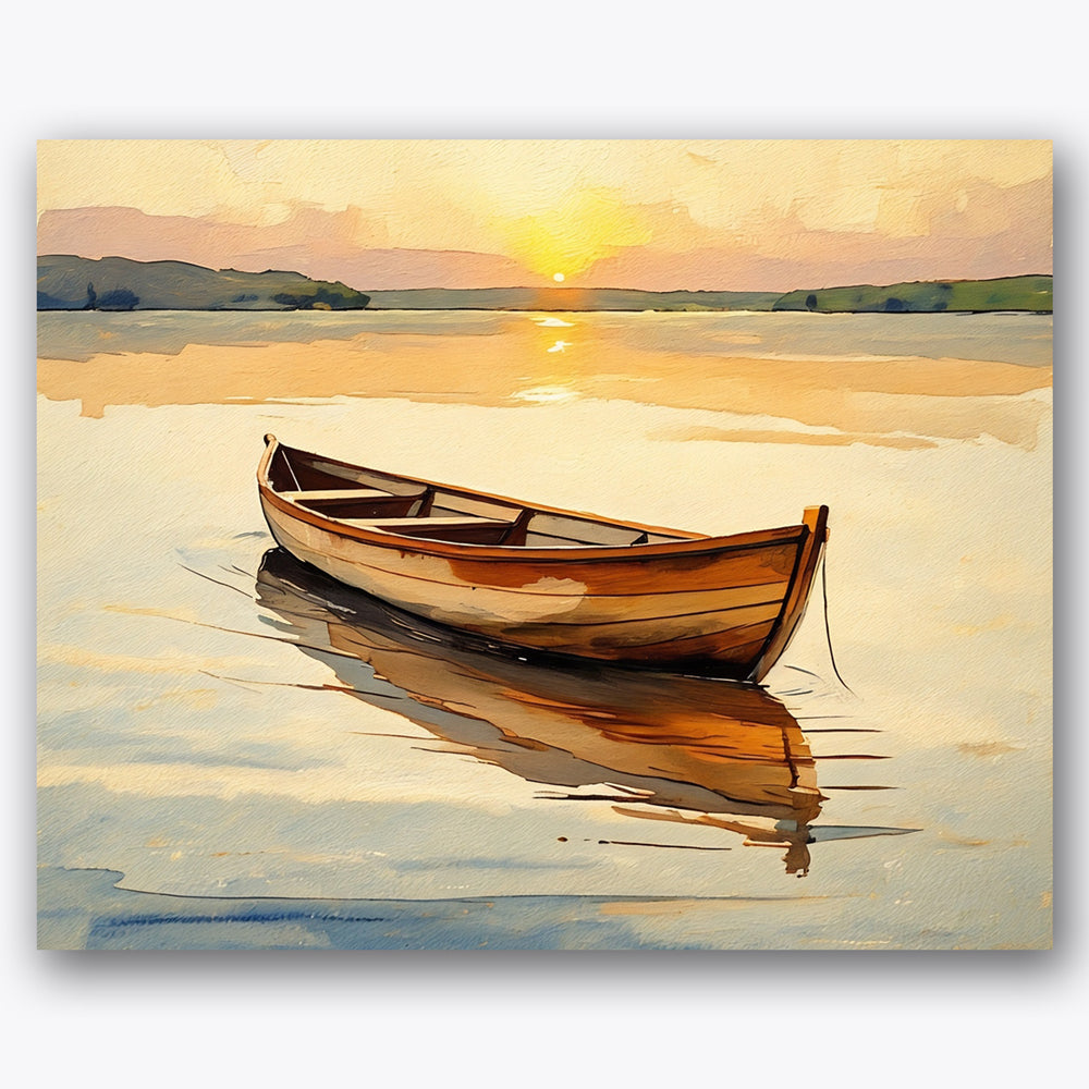 Solitary Drift Paint by Numbers Kit UdoPaints