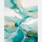 Stream Flow Paint by Numbers Kit design preview showing the full artwork layout before painting