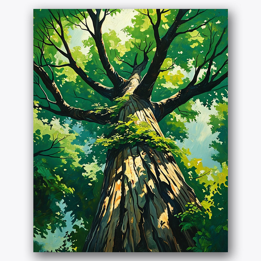 Towering Tree Paint by Numbers Kit UdoPaints