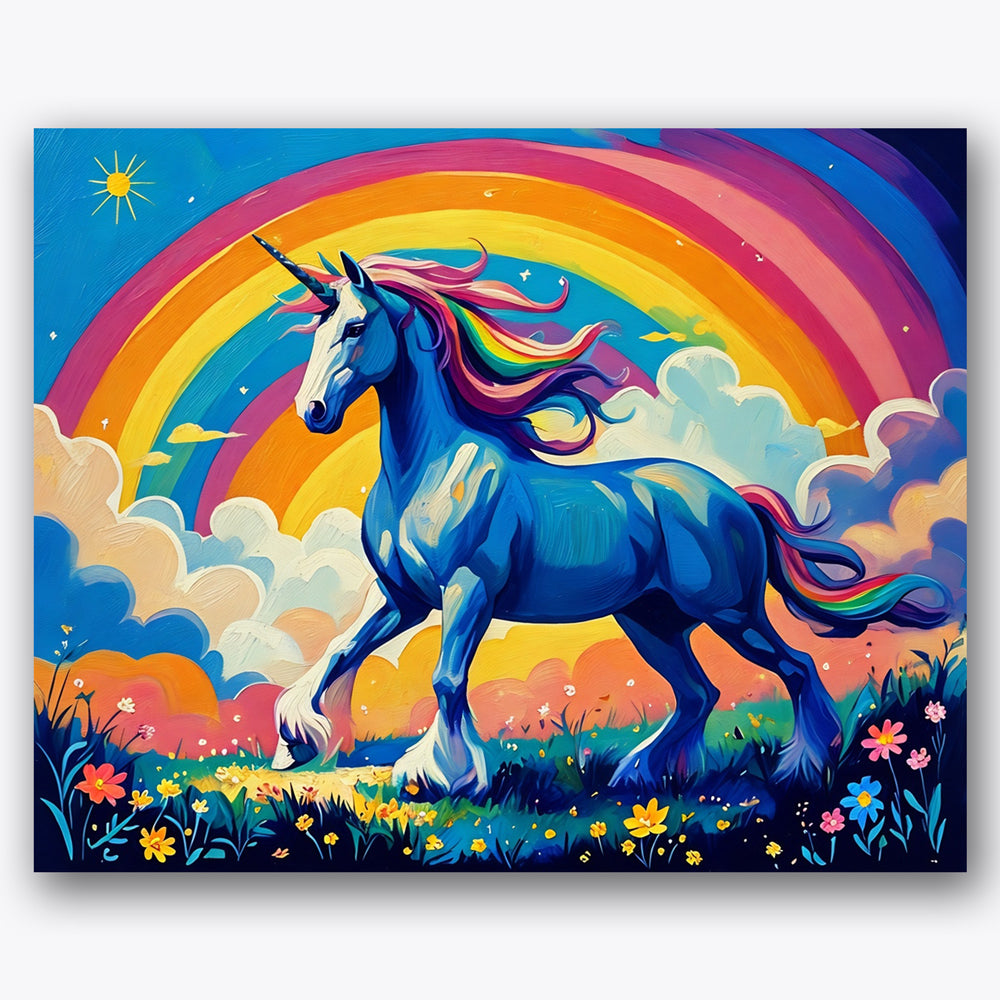 Unicorn Fantasy Paint by Numbers Kit UdoPaints