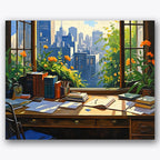 Urban Tranquility Paint by Numbers Kit UdoPaints