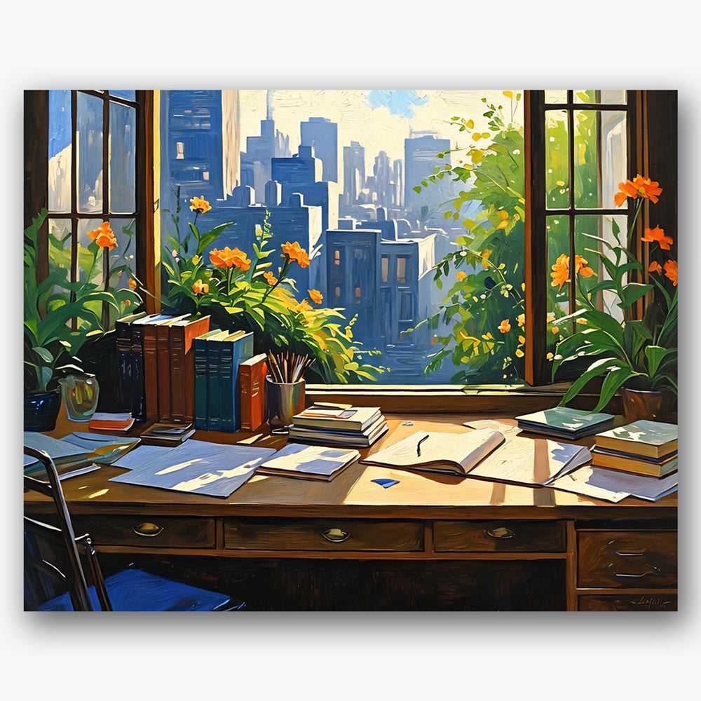 Urban Tranquility Paint by Numbers Kit UdoPaints