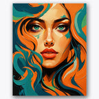 Vivid Portrait Paint by Numbers Kit UdoPaints