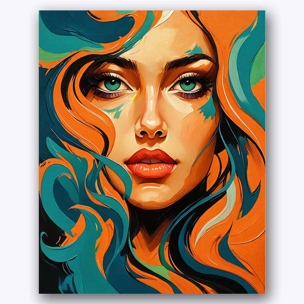 Vivid Portrait Paint by Numbers Kit UdoPaints
