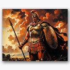 Warrior's Valor Paint by Numbers Kit UdoPaints