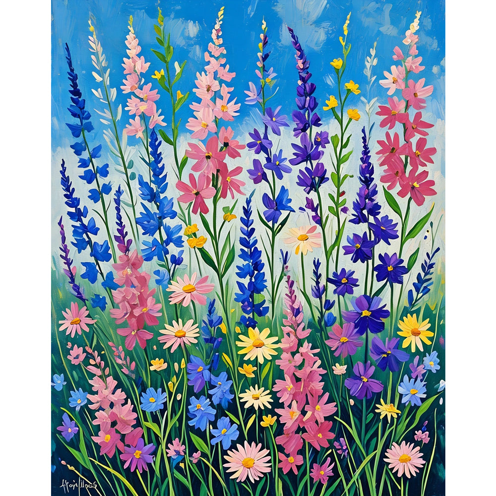 Wildflower Symphony Paint by Numbers Kit UdoPaints