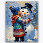 Winter Embrace Paint by Numbers Kit UdoPaints